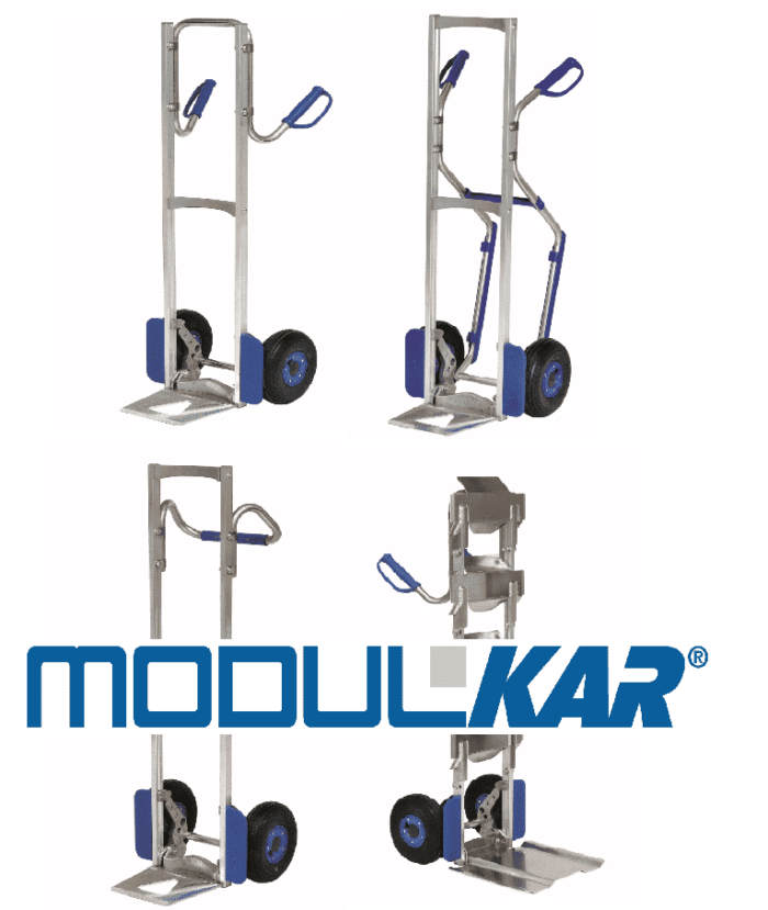 Alumiinium käsikärud MODULKAR 300