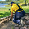 Exoskeleton SpineBand Active tänavakivide paigaldus